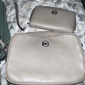 Michael Kors crossbody and wallet